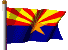 Flagge von Arizona, USA